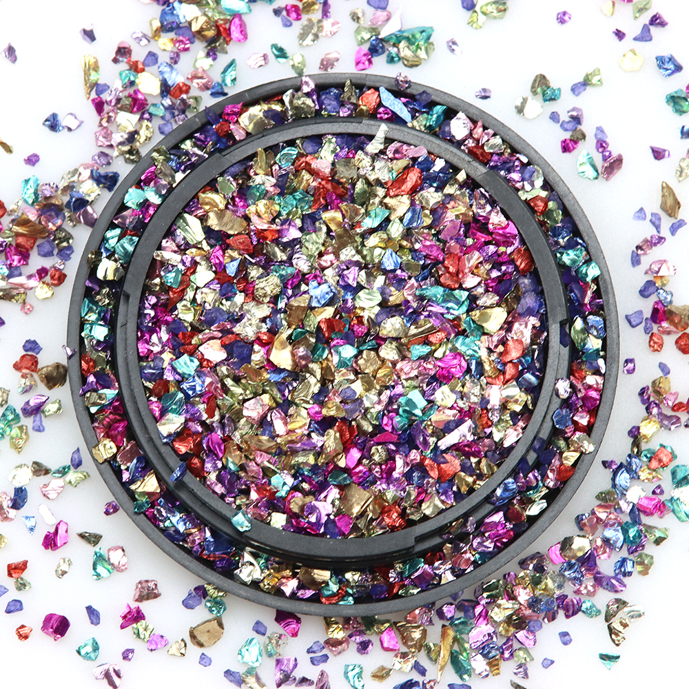 Resin Art Resin - Multi color mixed nail 10g/Lot nail