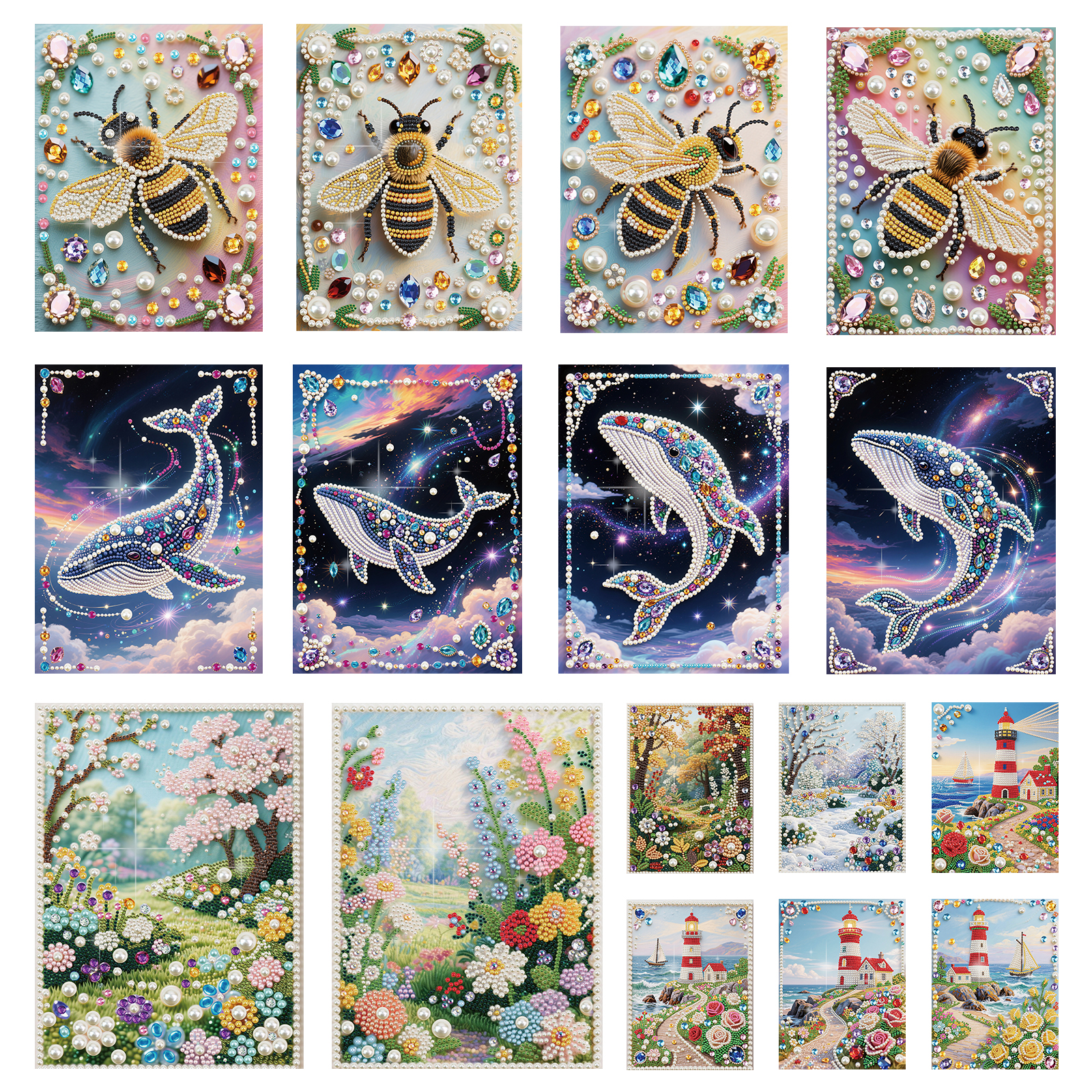 Resin Art Kits For Adults - Special Shaped 5D DIY Partial Drill