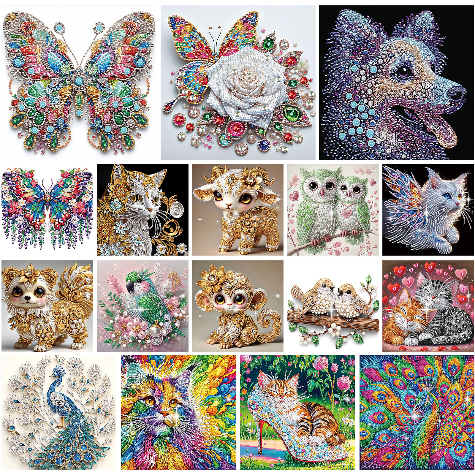 Resin Art Kits For Adults - Animal Special Shaped 5D DIY Partial