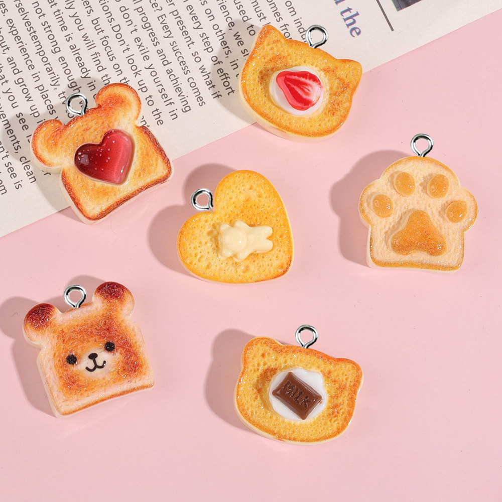 Resin Art Essentials - 10pcs Heart Bear Cat Animal Shape