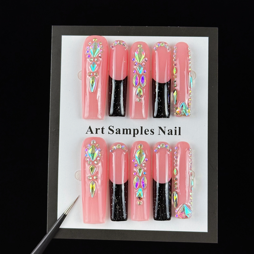 Resin Art Glitter - 10pcs high-end Sweet girl style, hand-painted