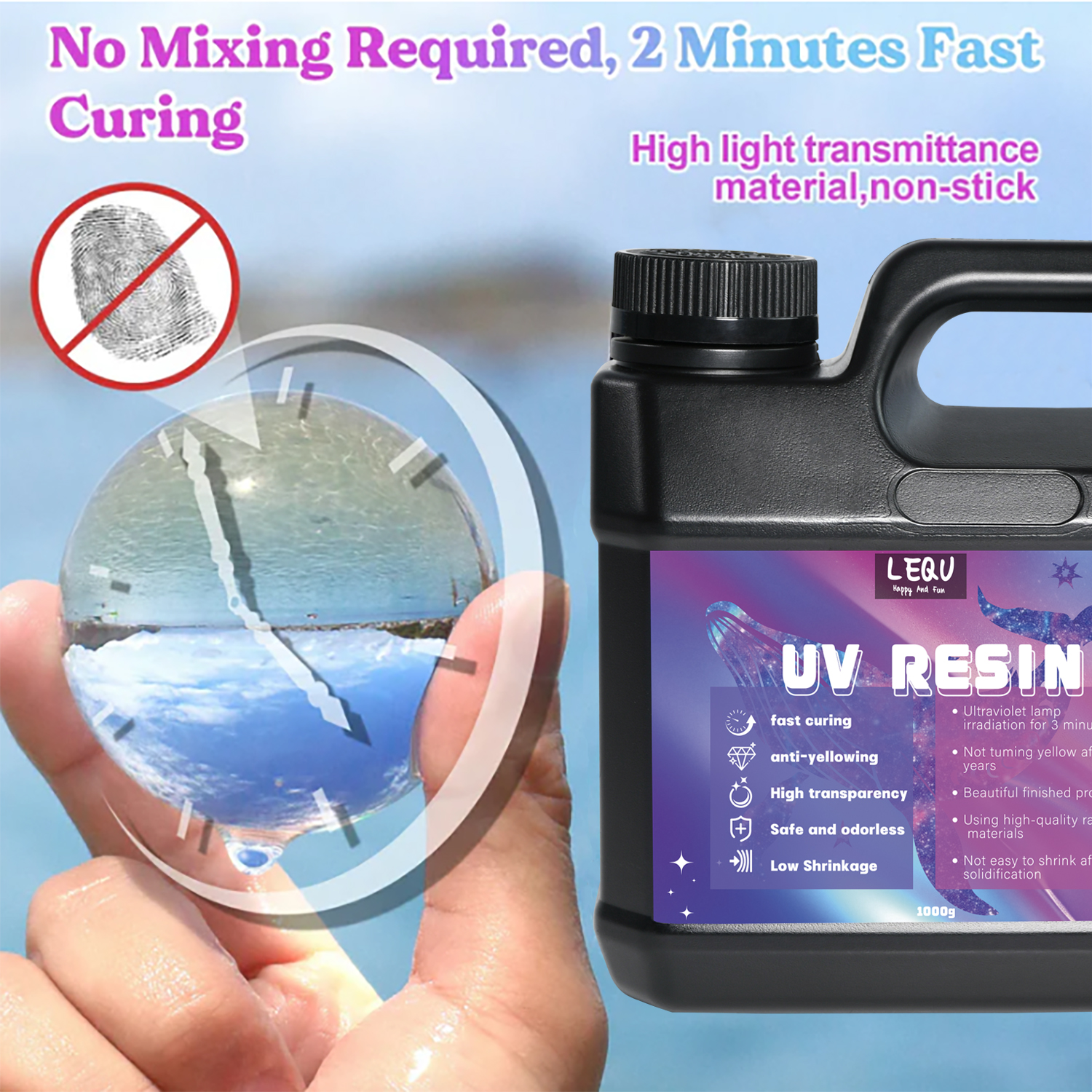Bulk UV Resin Crystal Clear La - Resin Art Epoxy のレビューと価格