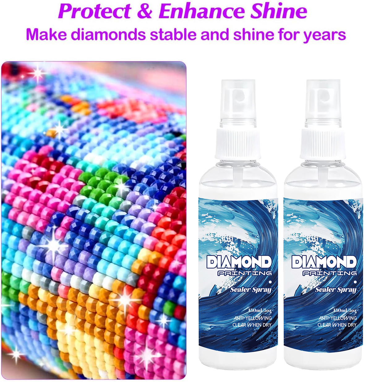 150ml Diamond Painting Sealant - Resin Art Work のレビューと価格