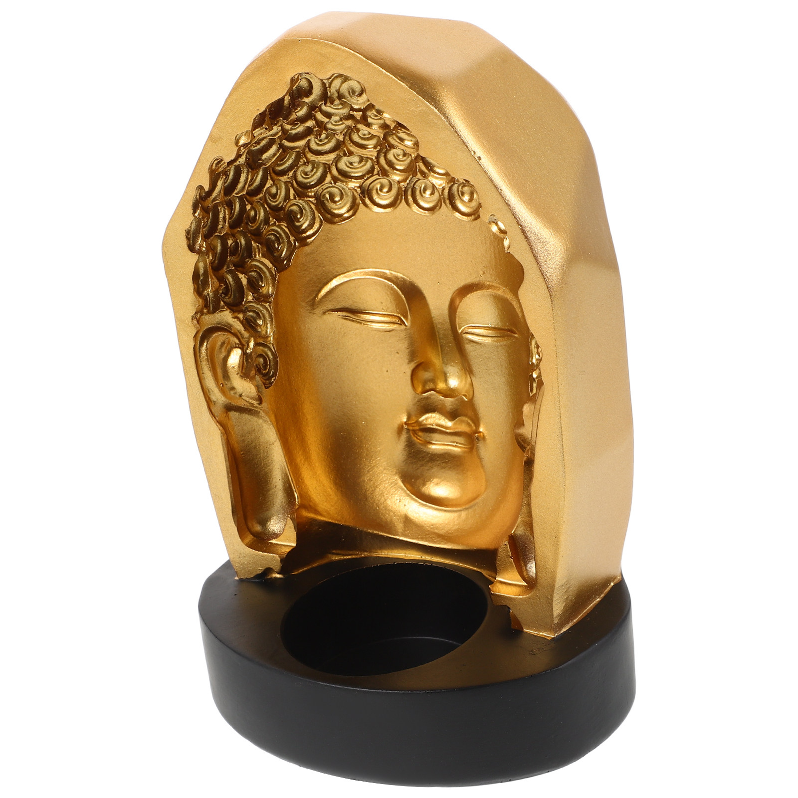 Tea Light Holder Resin Buddha  - Resin Art Resin のレビューと価格