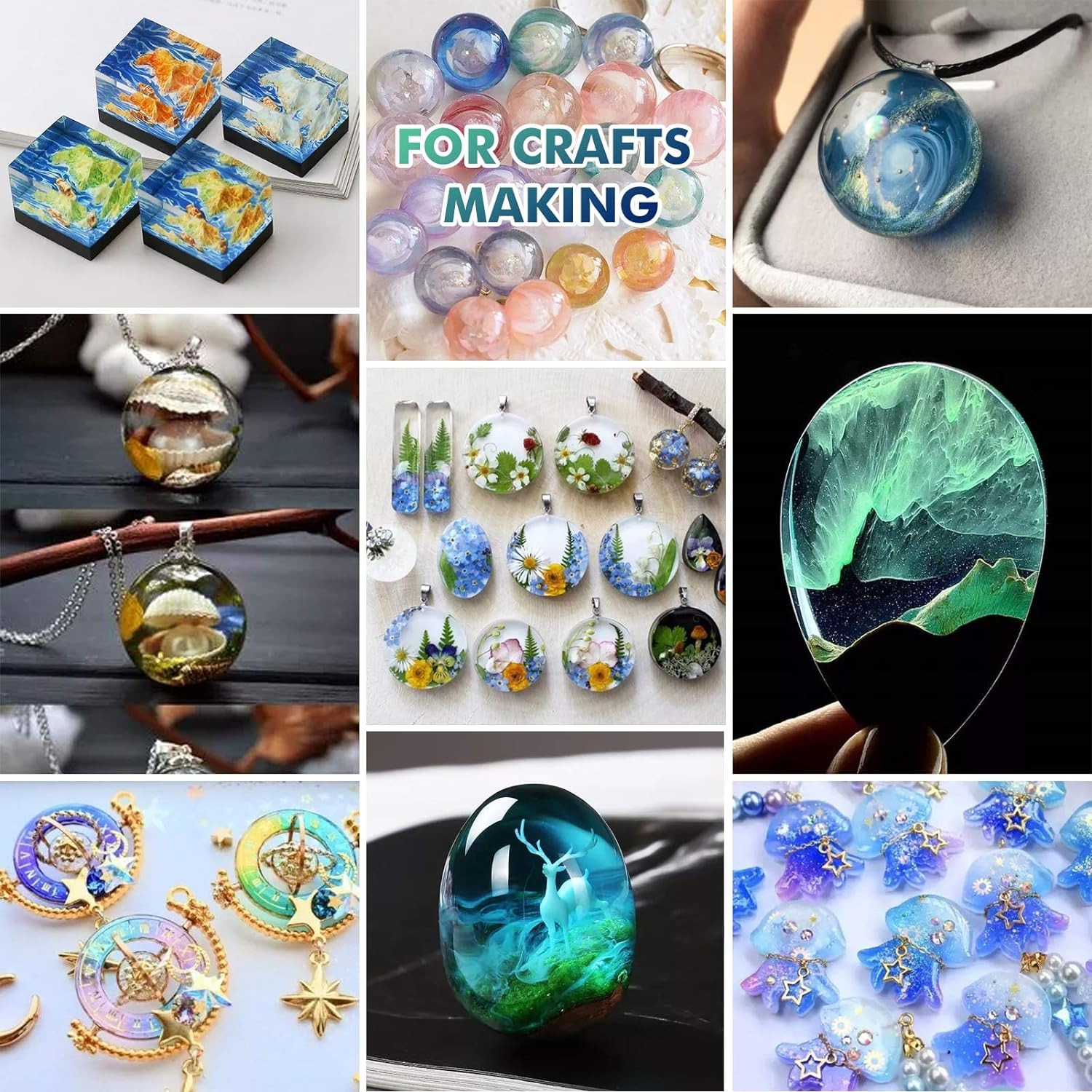300g UV Resin Clear,Hard,Upgra - Resin Art Epoxy のレビューと価格