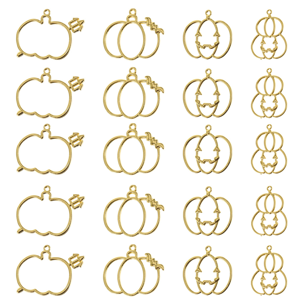 20Pcs DIY Pumpkin Resin Pendan - Resin Art Resin のレビューと価格
