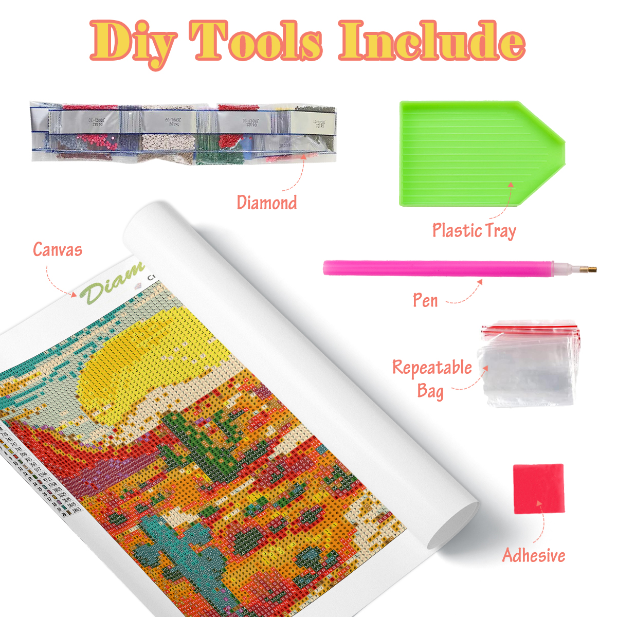 GATYZTORY 5d Diamond Painting  - Resin Art Kits For Adults のレビューと価格