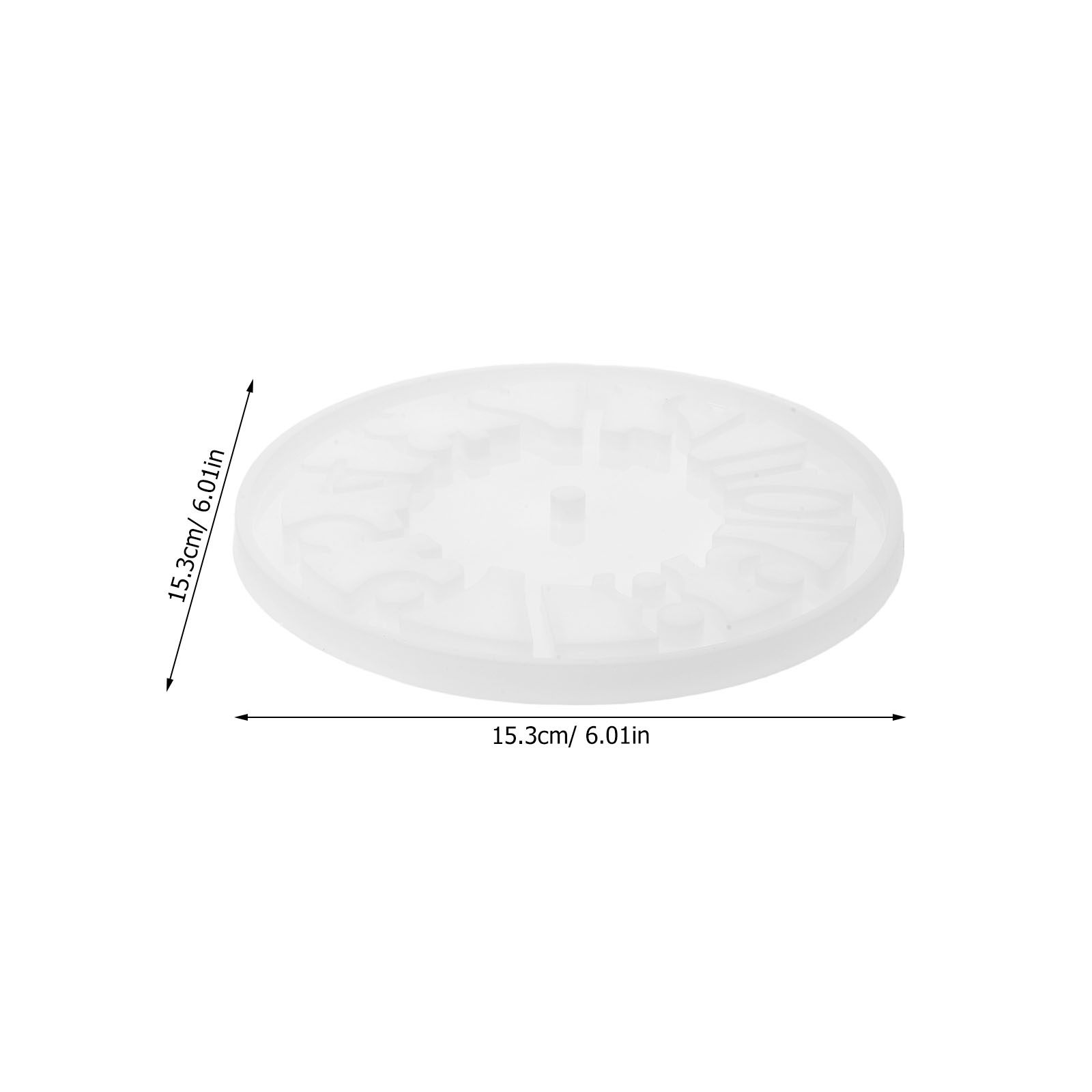 4Pcs Hollow Clock Silicone Mol - Resin Art Wall Clock のレビューと価格
