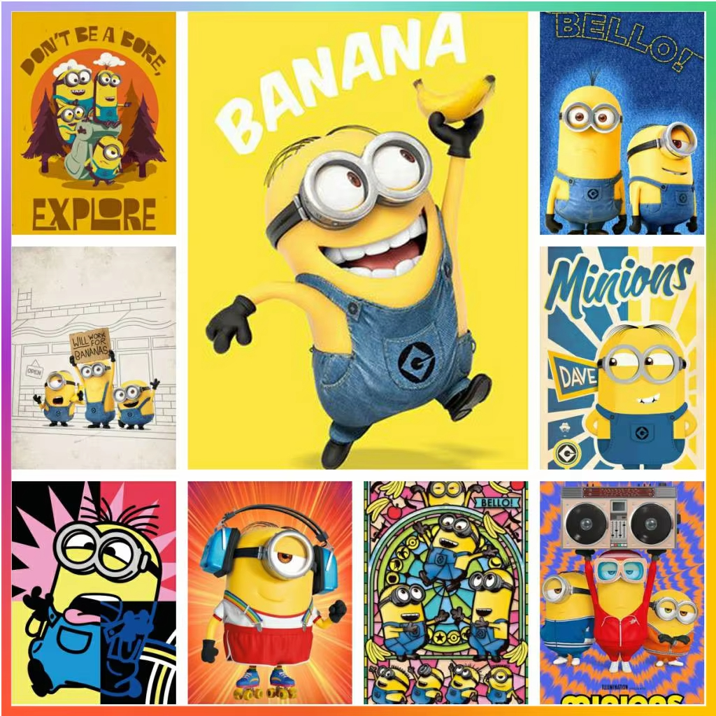 Cartoon Lovely Cute-M-Minions  - Resin Art Kits For Adults のレビューと価格