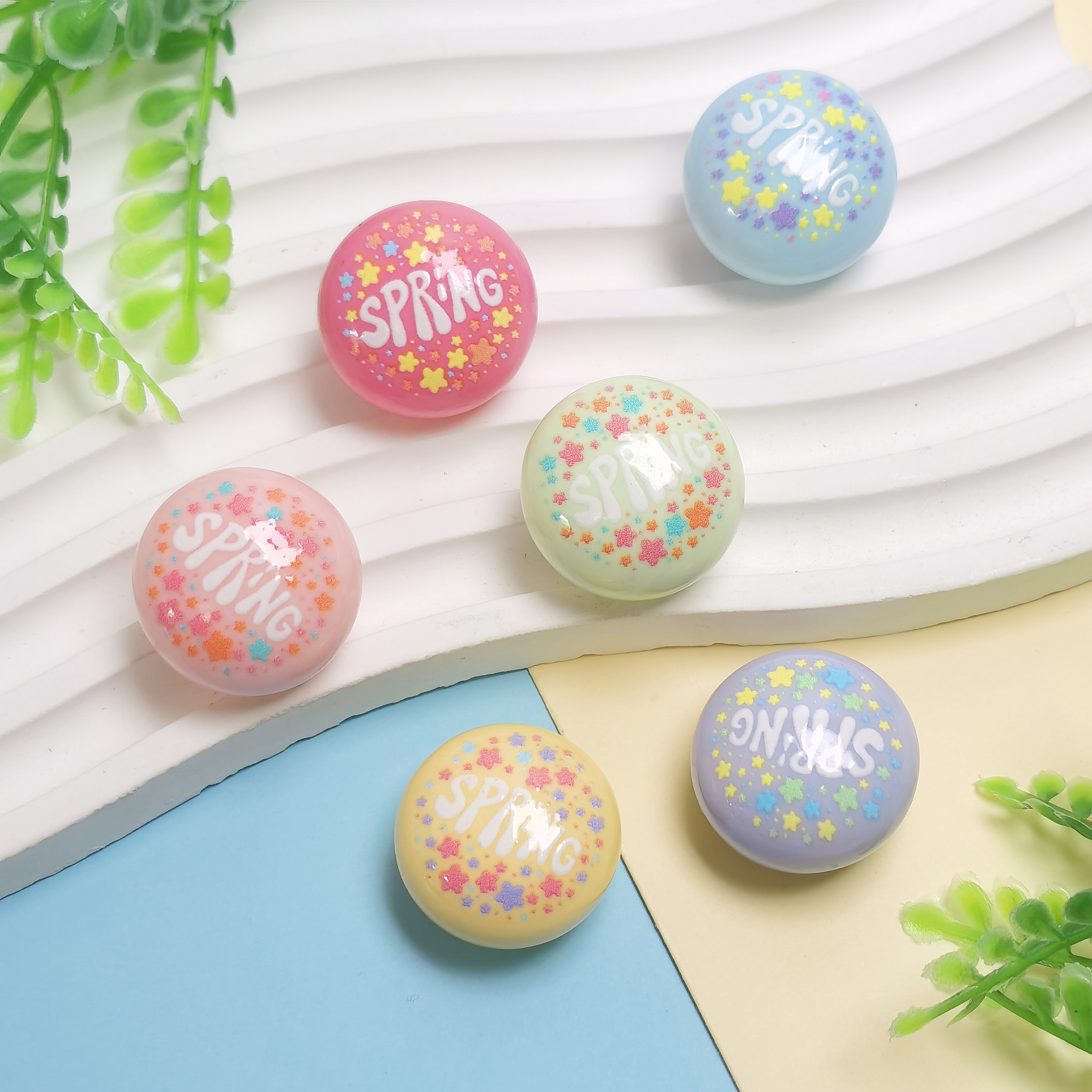 Circular Planar Resin Charms F - Resin Art Earrings Material のレビューと価格