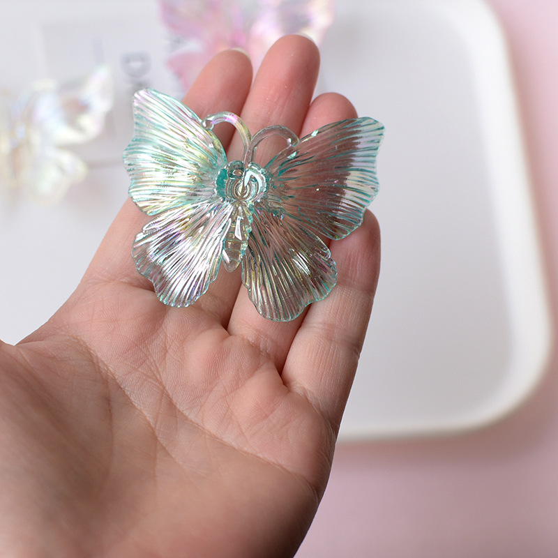 WFFNNKC 10Pcs Transparent Butt - Resin Art Earrings Material のレビューと価格