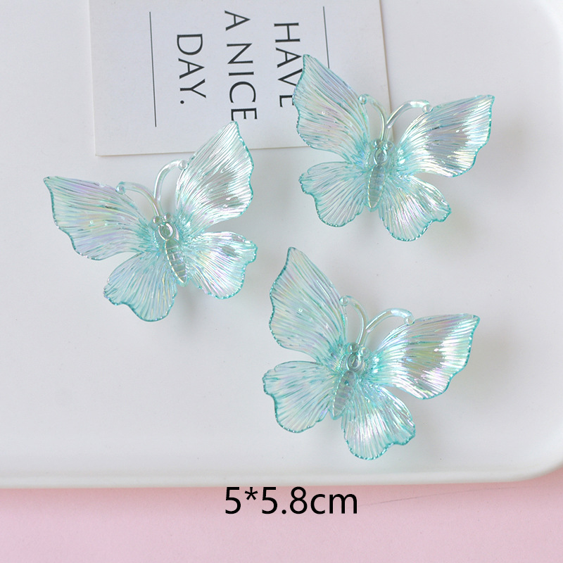 WFFNNKC 10Pcs Transparent Butt - Resin Art Earrings Material のレビューと価格
