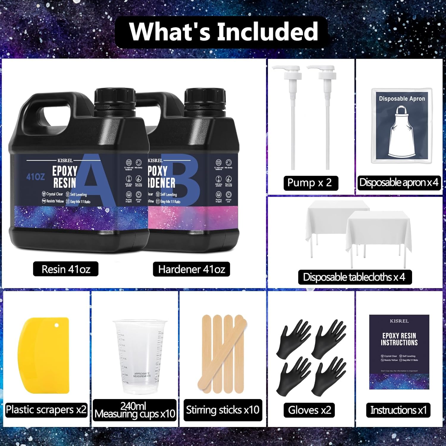 Crystal Clear Epoxy Resin Kit  - Resin Art Epoxy のレビューと価格