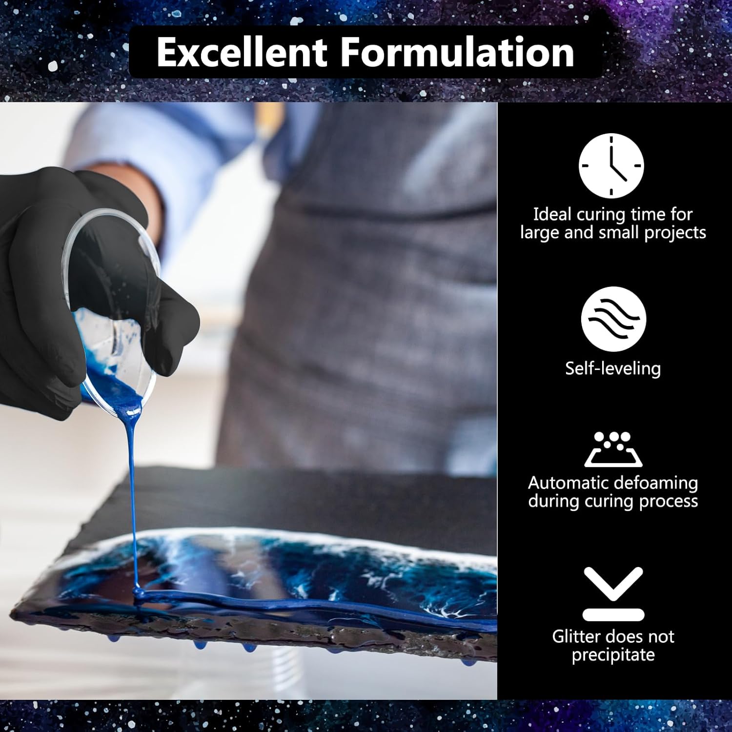 Crystal Clear Epoxy Resin Kit  - Resin Art Epoxy のレビューと価格