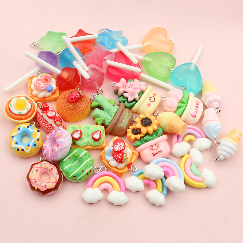 10pcs Mixed Colors Resin Cute  - Resin Art Essentials のレビューと価格