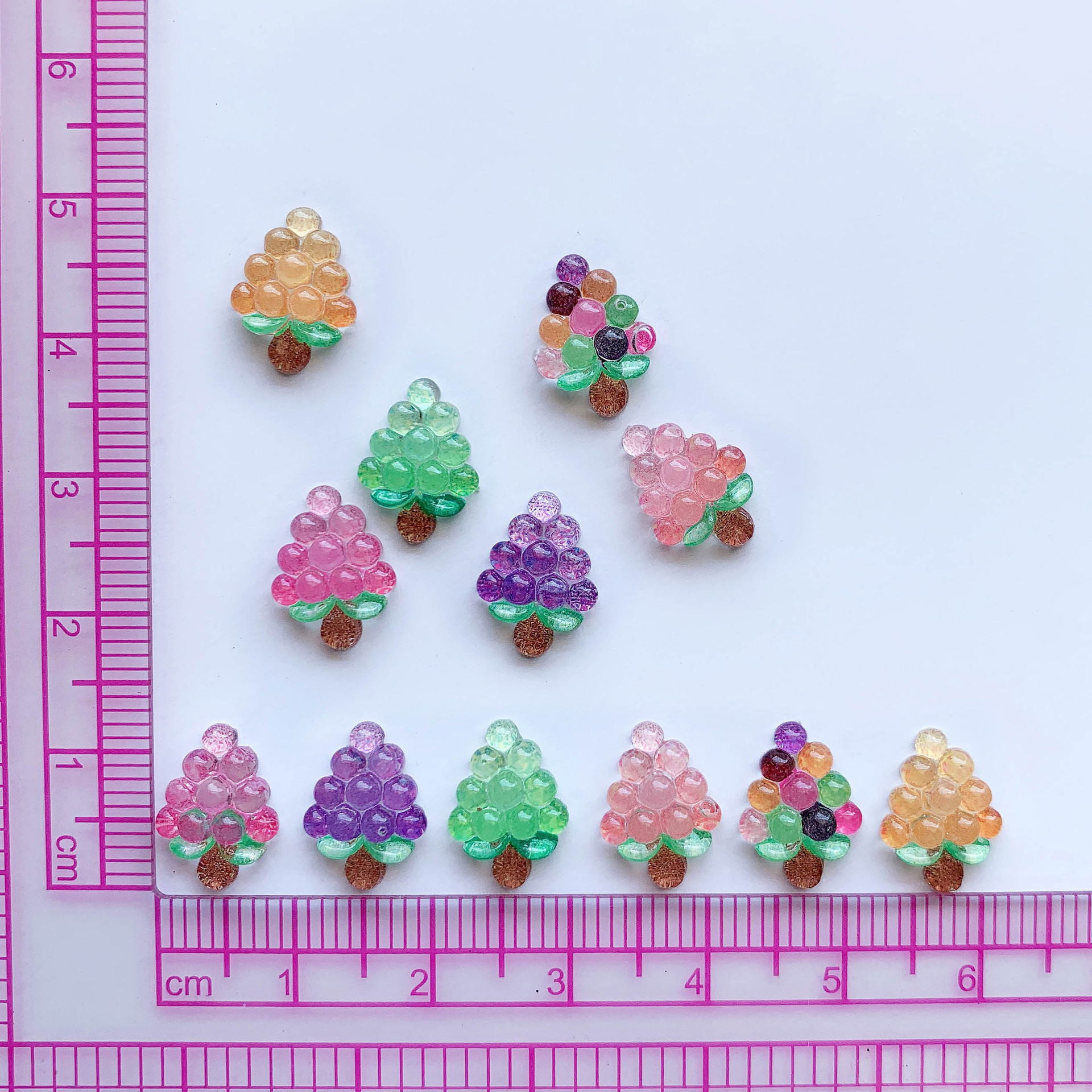 50pcs Nail Art Ice Through Gra - Resin Art Earrings Material のレビューと価格