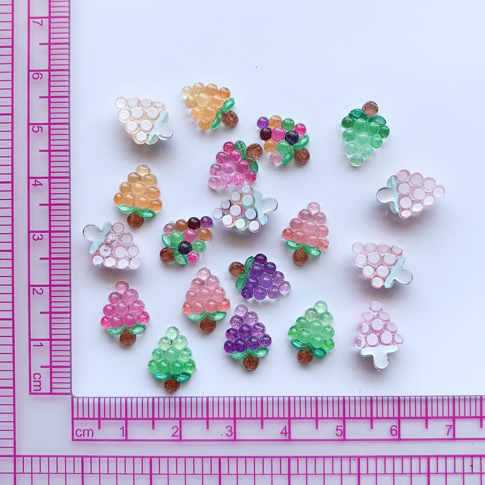 50pcs Nail Art Ice Through Gra - Resin Art Earrings Material のレビューと価格