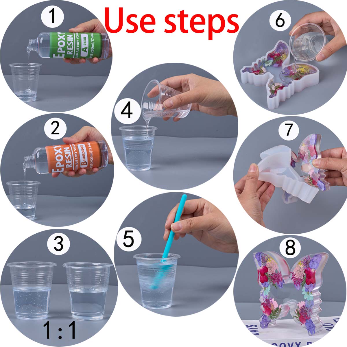 1:1 Ratio Epoxy Resin Kit Anti - Resin Art Epoxy のレビューと価格