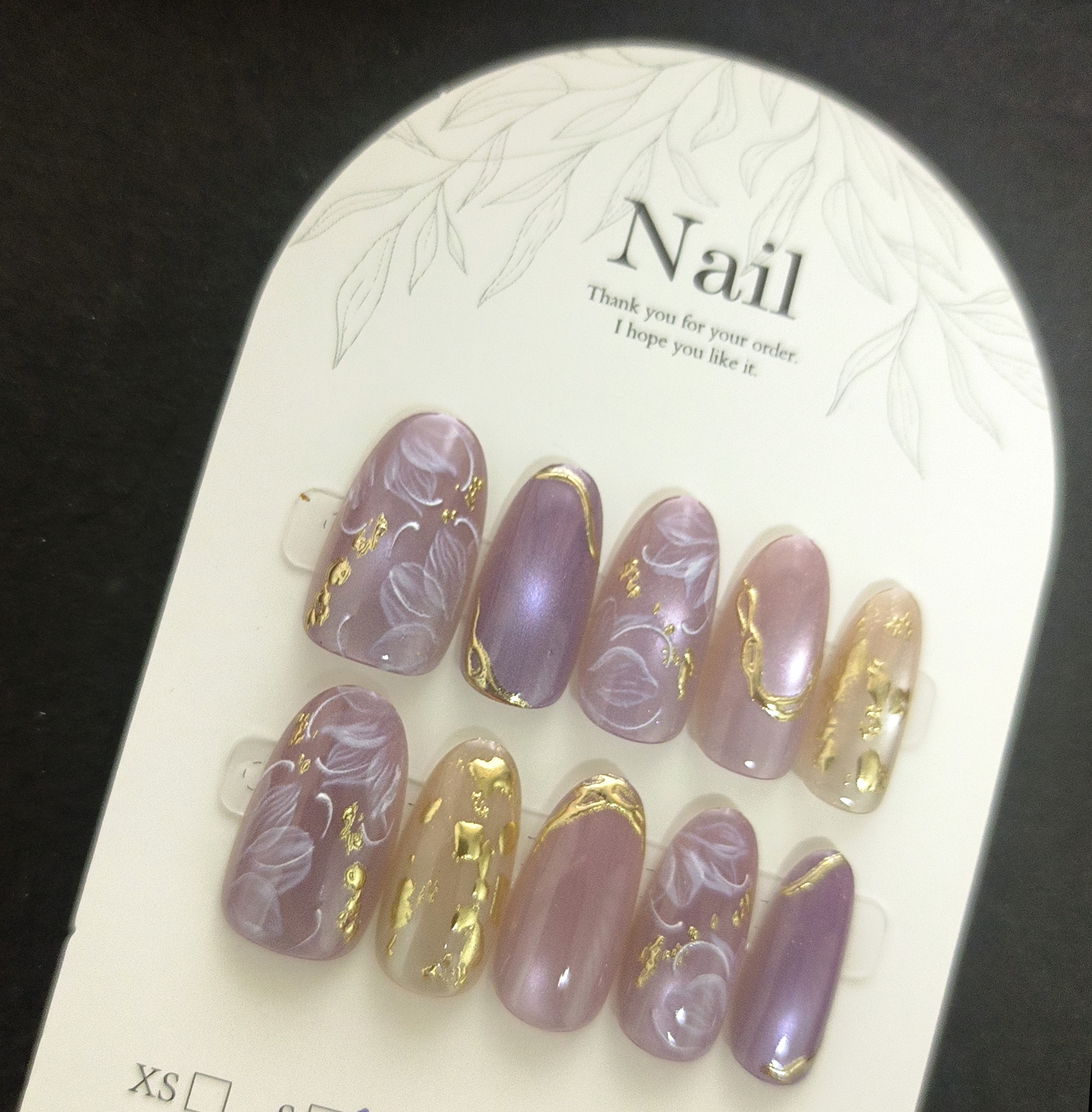 10pcs Handmade Press On Nails  - Resin Art Glitter のレビューと価格
