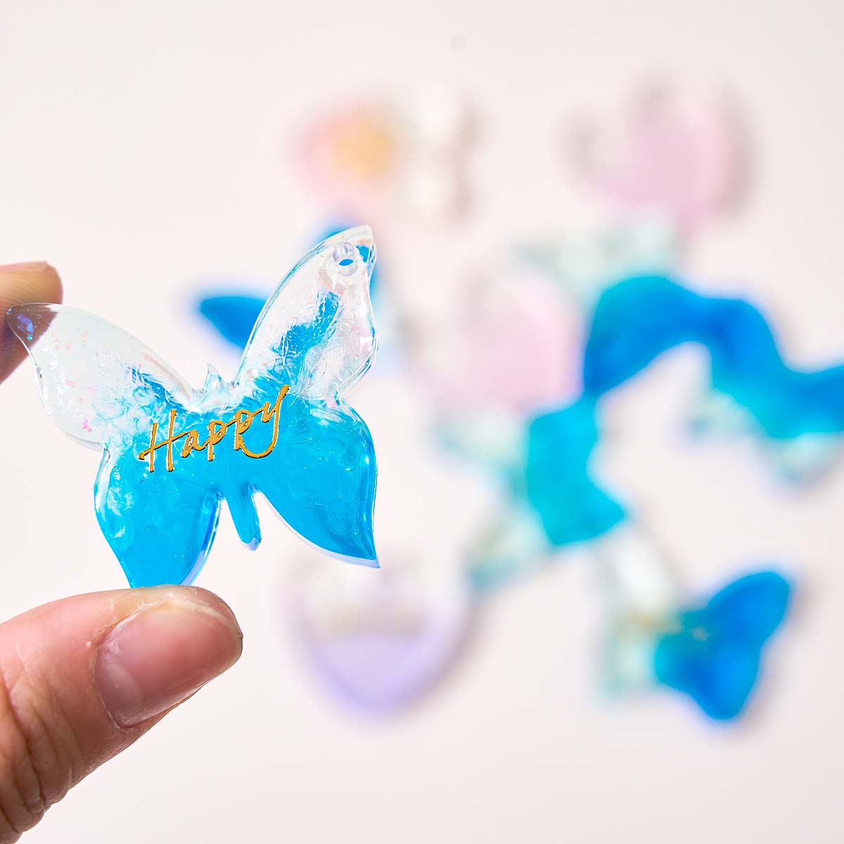 Six-hole with Holes Earring Si - Resin Art Epoxy のレビューと価格
