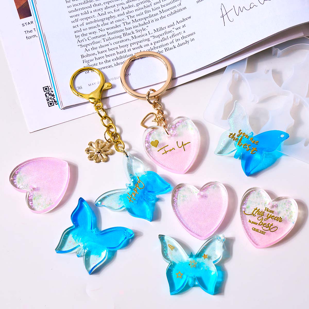 Six-hole with Holes Earring Si - Resin Art Epoxy のレビューと価格