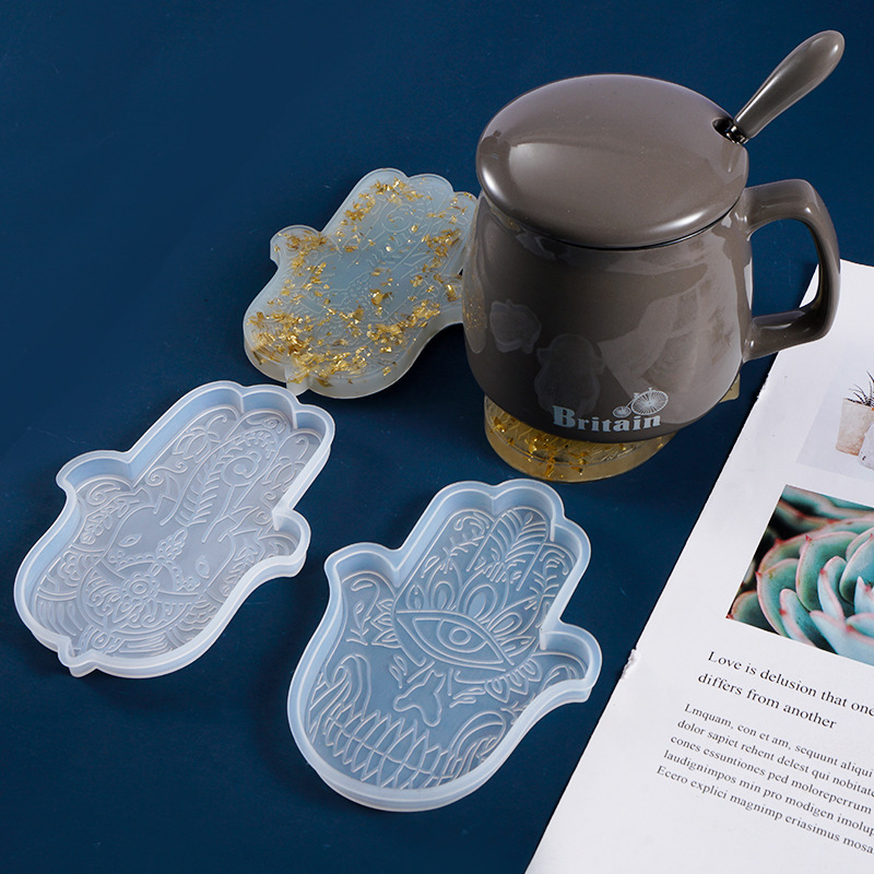 1 Pcs DIY Coaster Hand of Fati - Resin Art Epoxy のレビューと価格