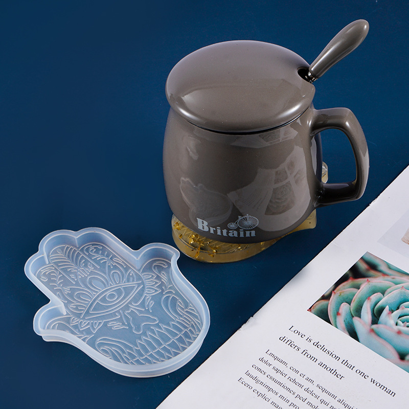 1 Pcs DIY Coaster Hand of Fati - Resin Art Epoxy のレビューと価格
