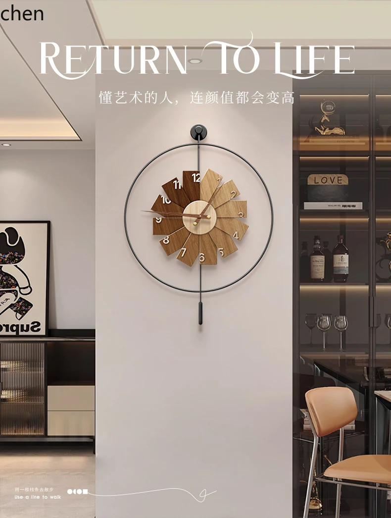 L15- Modern Minimalist Clock R - Resin Art Wall Clock のレビューと価格