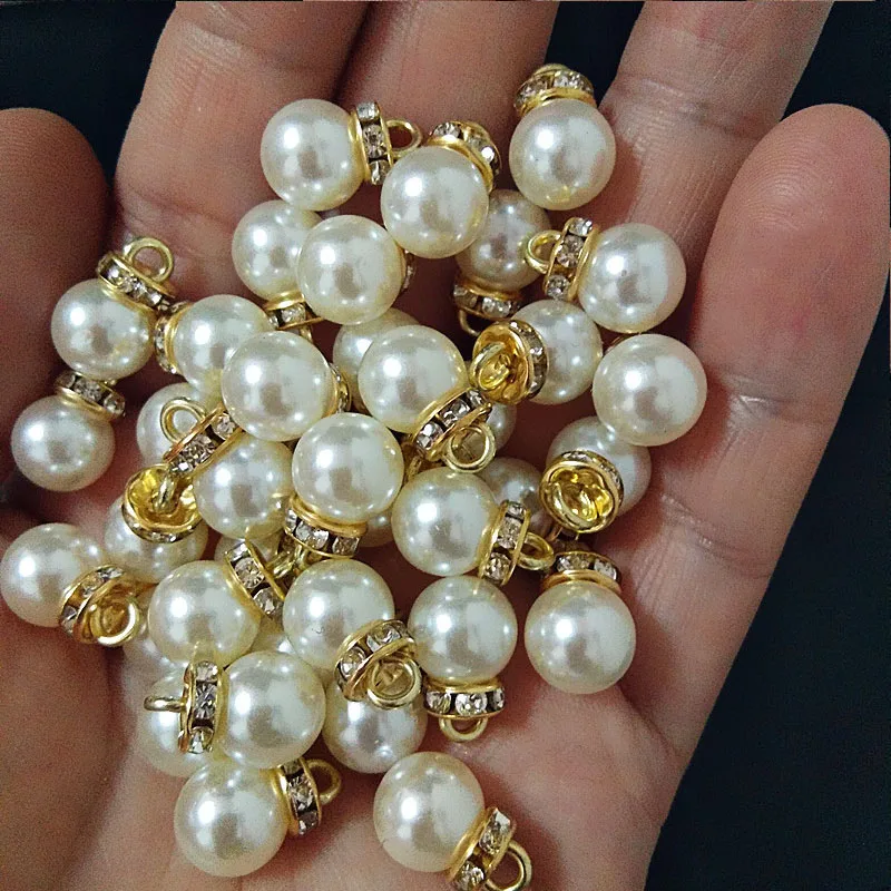 30Pcs Round Pearl Diamond Pend - Resin Art Gift For Anniversary のレビューと価格