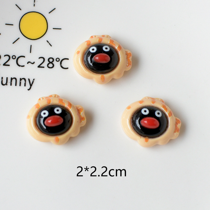 10Pcs Cute Penguin Fish Flatba - Resin Art Earrings Material のレビューと価格