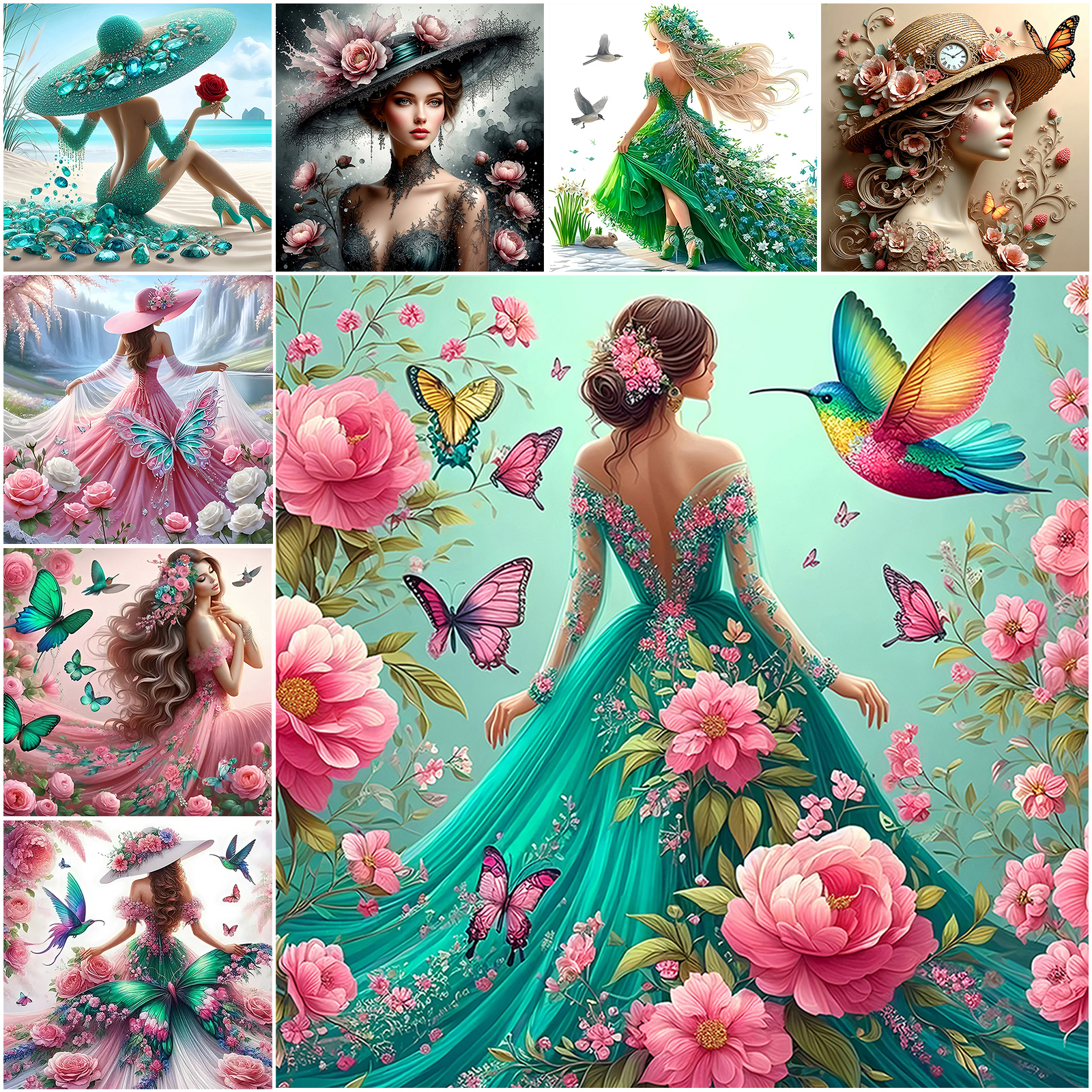 Elegant Beauty Full DIY 5D Rou - Resin Art Kits For Adults のレビューと価格