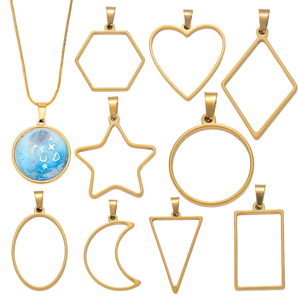 5pcs Stainless Steel Open Back - Resin Art Essentials のレビューと価格