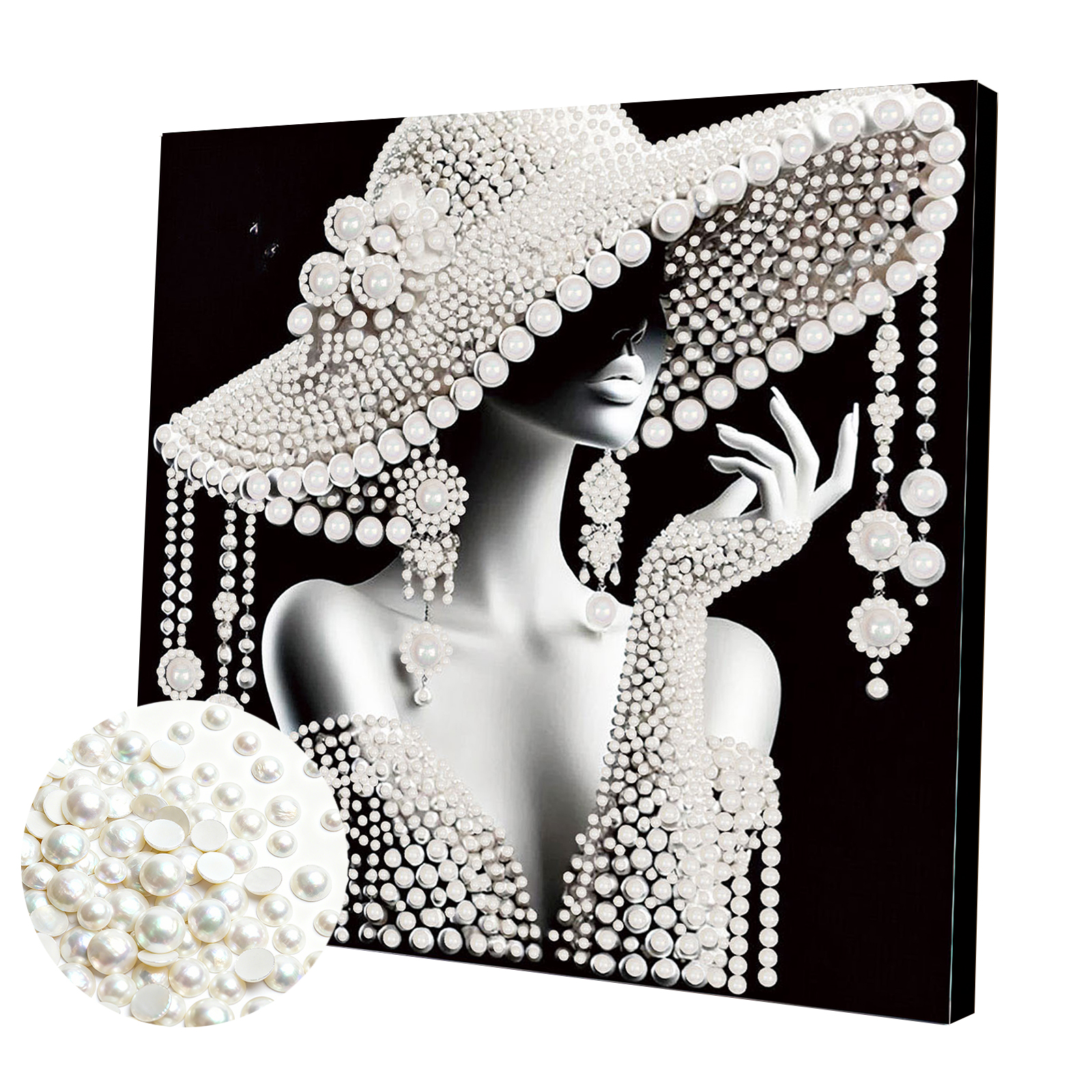 DIY Ladies Pearl Painting Art  - Resin Art Kits For Adults のレビューと価格