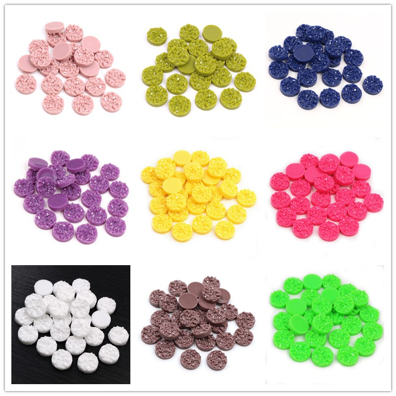 40pcs Resin Druzy Cabochons Do - Resin Art Essentials のレビューと価格