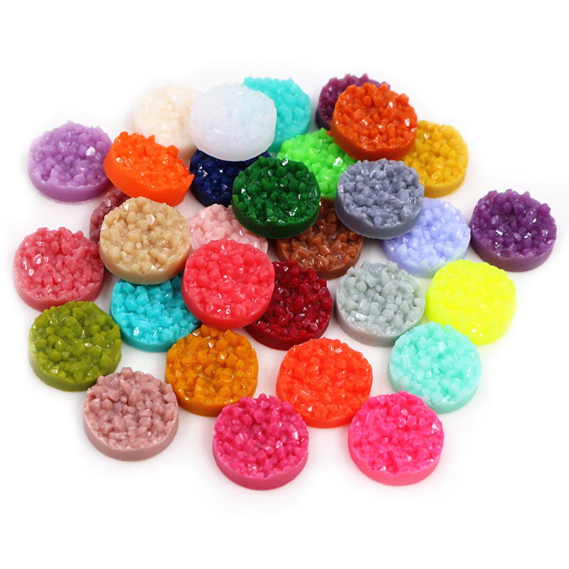 40pcs Resin Druzy Cabochons Do - Resin Art Essentials のレビューと価格