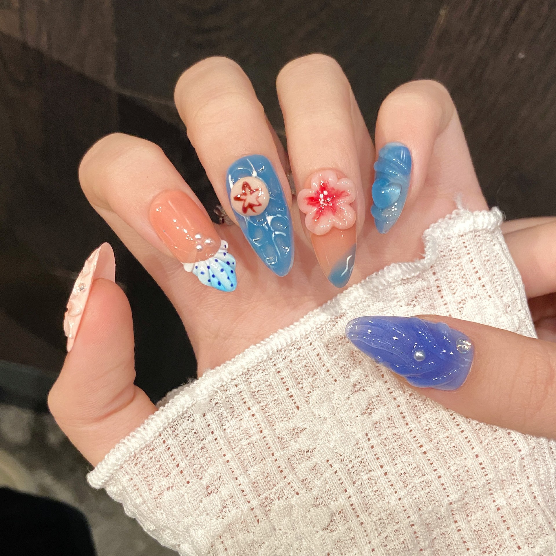 10pcs Pure Hand Pressed Almond - Resin Art Flowers のレビューと価格
