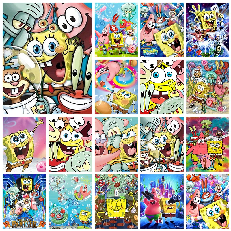 Handmade DIY SpongeBob Diamond - Resin Art For Beginners のレビューと価格