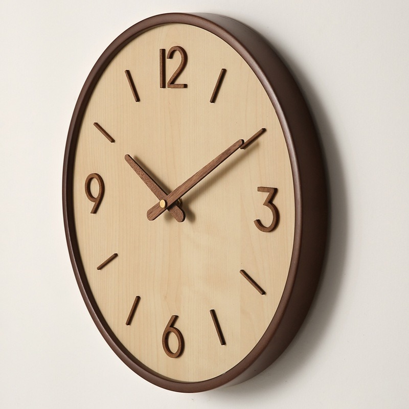 Modern Wooden Silent Art Wall  - Resin Art Wall Clock のレビューと価格