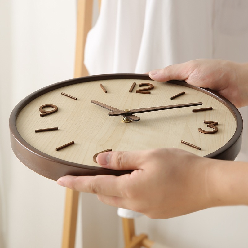 Modern Wooden Silent Art Wall  - Resin Art Wall Clock のレビューと価格