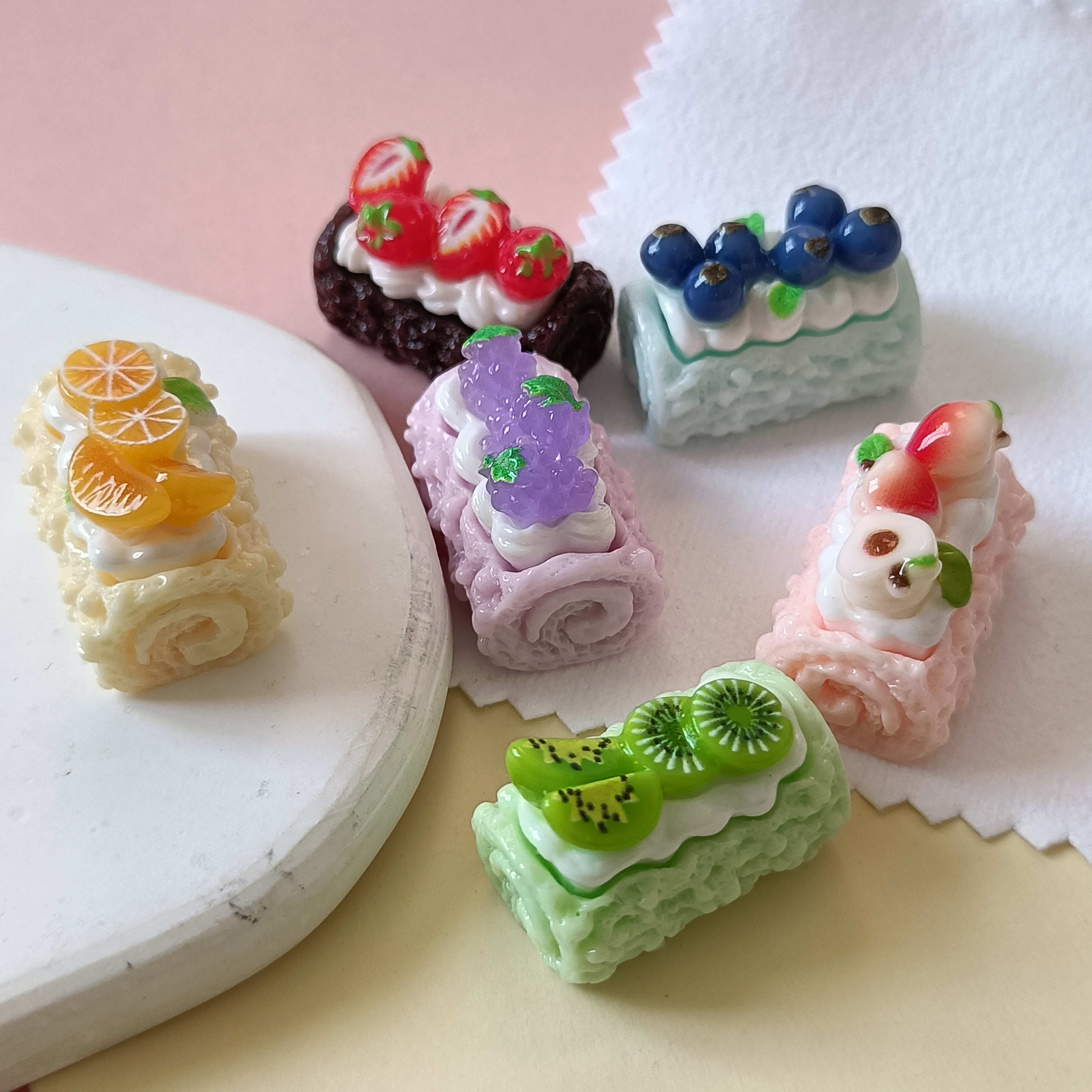Fashion DIY Bowknot Hearts Res - Resin Art Earrings Material のレビューと価格