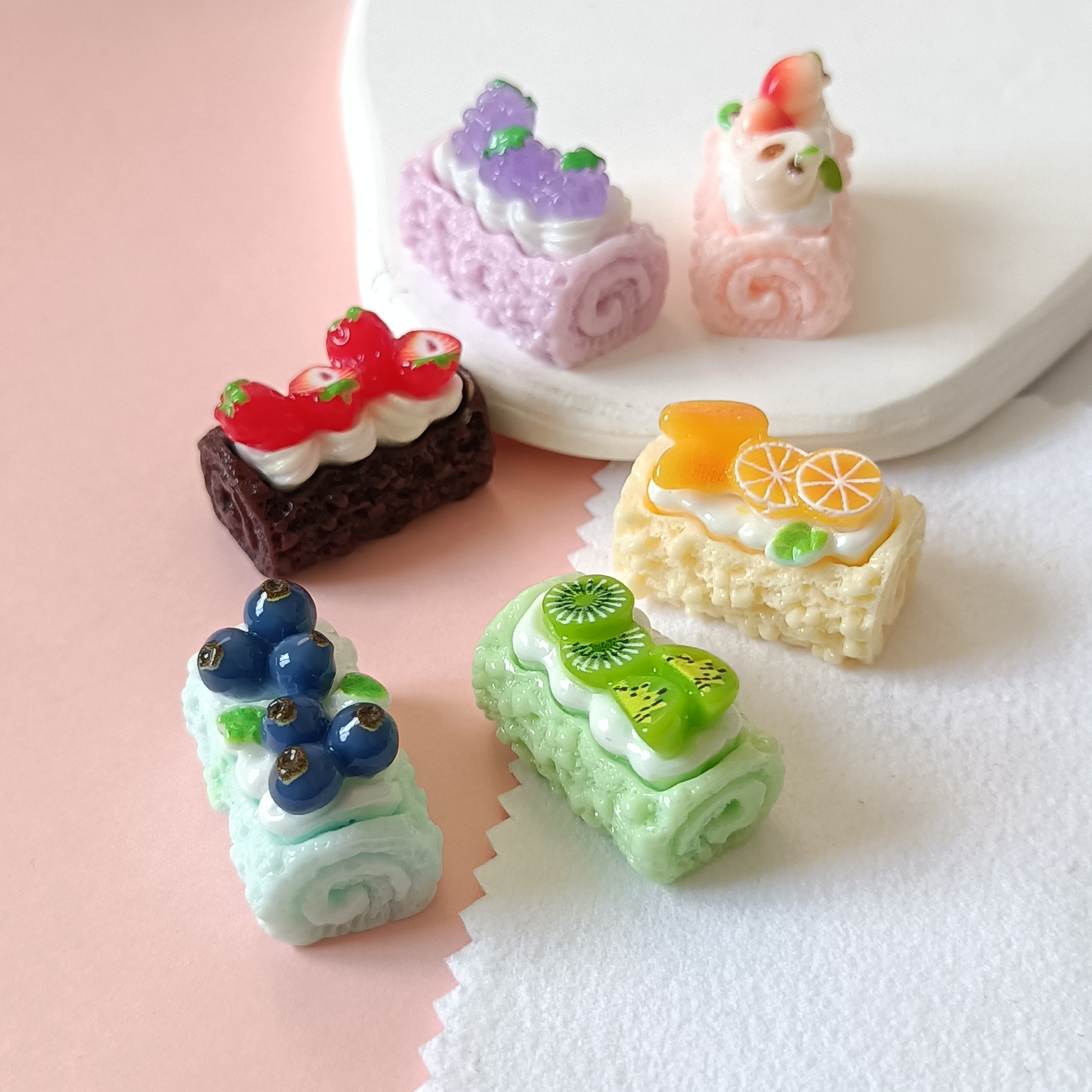 Fashion DIY Bowknot Hearts Res - Resin Art Earrings Material のレビューと価格