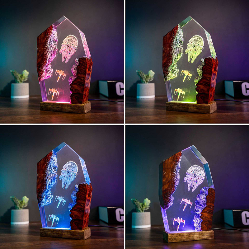 Table Resin Lamp Universe War  - Resin Art Resin のレビューと価格
