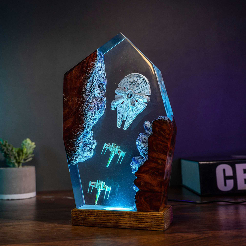 Table Resin Lamp Universe War  - Resin Art Resin のレビューと価格