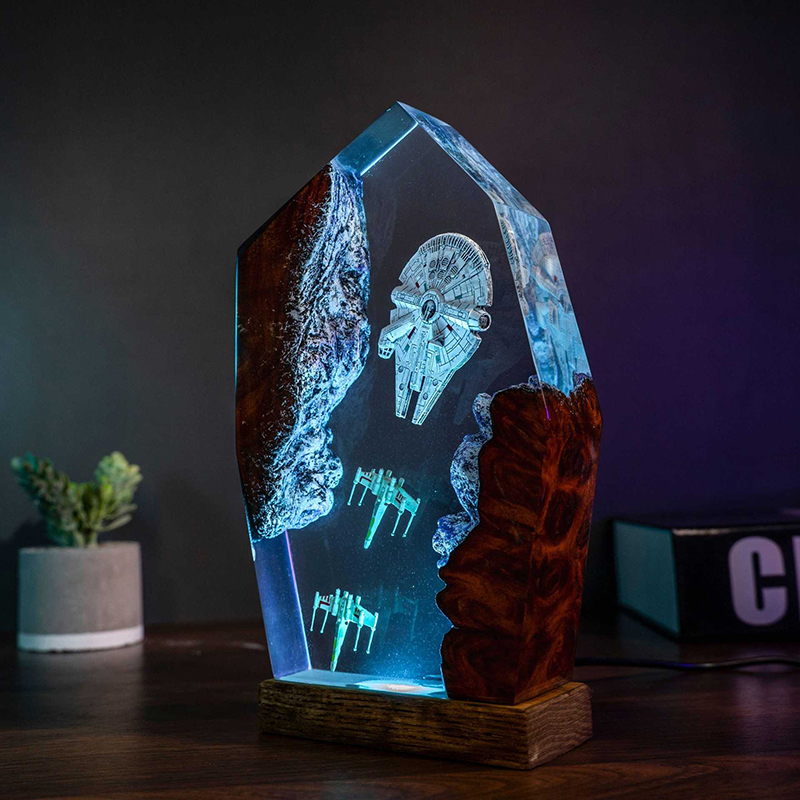 Table Resin Lamp Universe War  - Resin Art Resin のレビューと価格