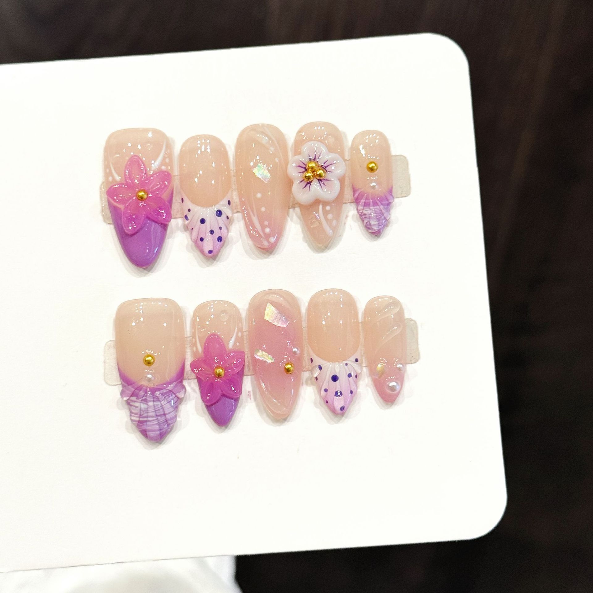 10pcs Pure Hand Pressed Almond - Resin Art Flowers のレビューと価格