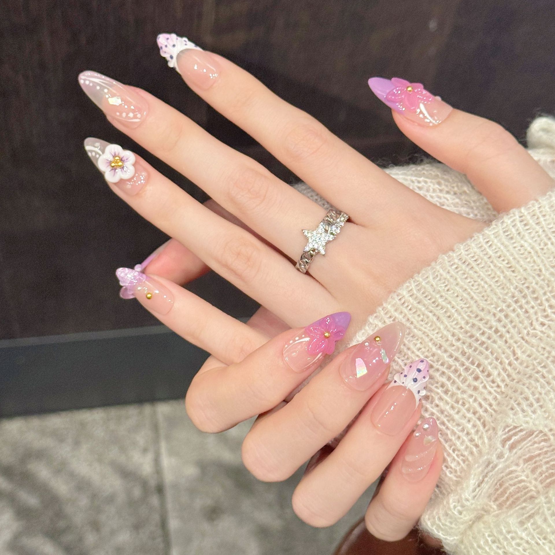 10pcs Pure Hand Pressed Almond - Resin Art Flowers のレビューと価格