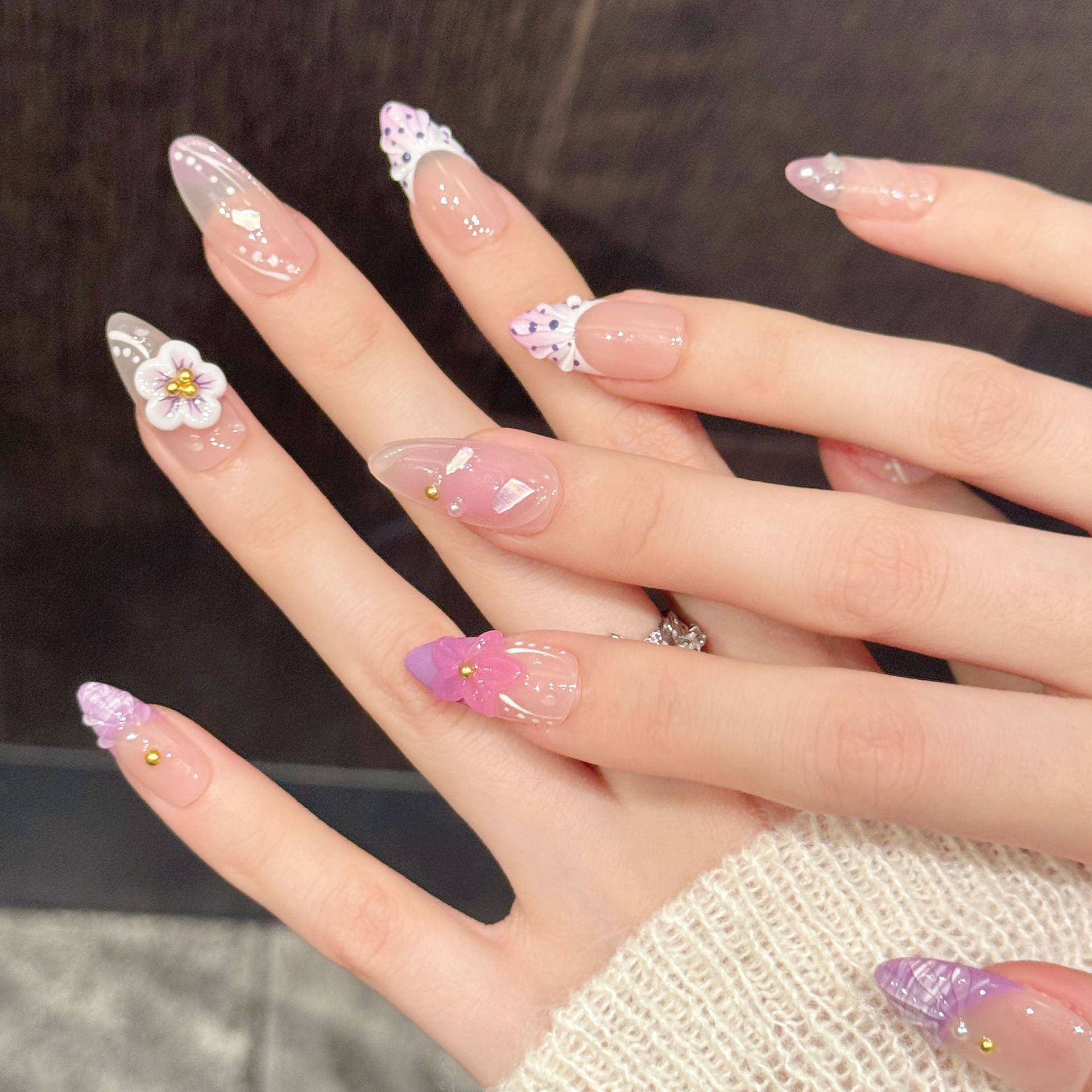 10pcs Pure Hand Pressed Almond - Resin Art Flowers のレビューと価格