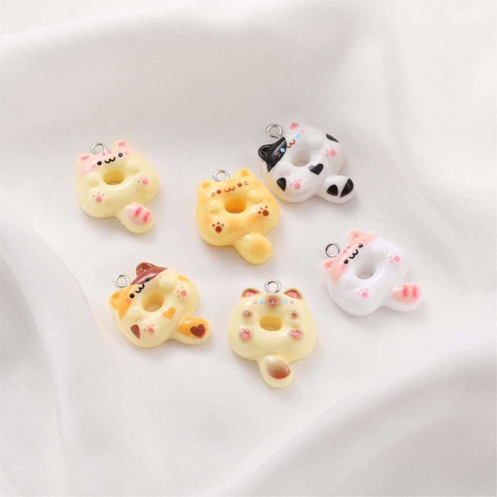 10Pcs Kawaii Cartoon Cat Resin - Resin Art Essentials のレビューと価格