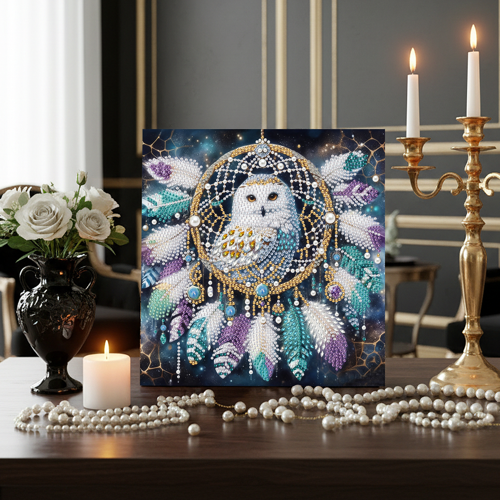 Pearl Gem Diamond Art Painting - Resin Art Kits For Adults のレビューと価格