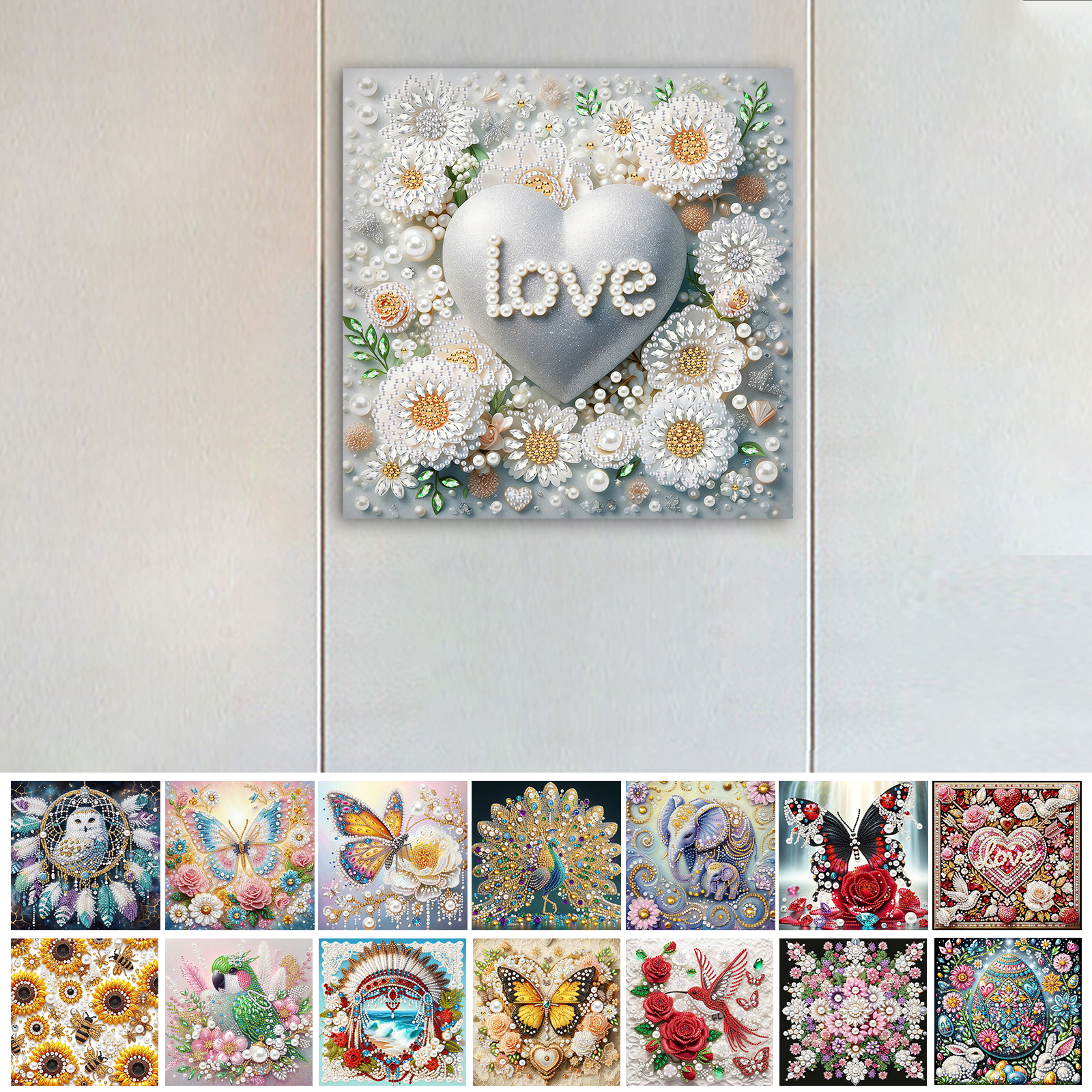 Pearl Gem Diamond Art Painting - Resin Art Kits For Adults のレビューと価格